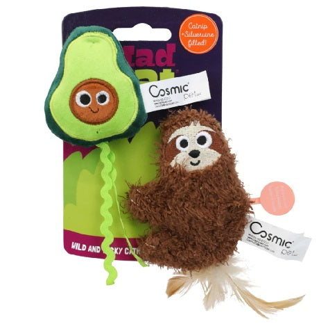 Mad Cat® Sloth-O-Cado w/ Catnip & Silvervine